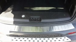 Ford Courier 2014–2023 OmsaLine achterbumperbeschermplaat (mat, RVS) foto 2