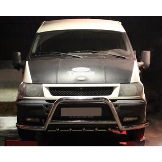 Bullbar WT003-Plus (2000-2006, RVS) foto 1