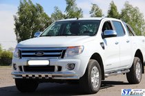 Ford Ranger 2011–2022 Voorbeschermbeugel ST016 (RVS) foto 2