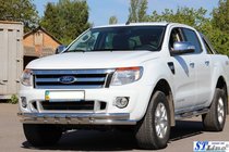 Ford Ranger 2011–2022 Voorbeschermbeugel ST016 (RVS) foto 6