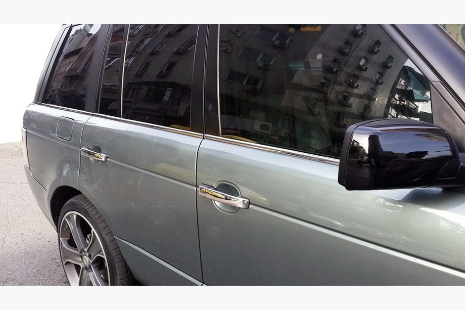 Range Rover III L322 2002–2012 RVS raamlijsten (6-delig) Image