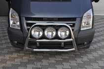 Ford Transit 2000–2014 Bullbar WT018 (2006-2014, RVS) foto 1