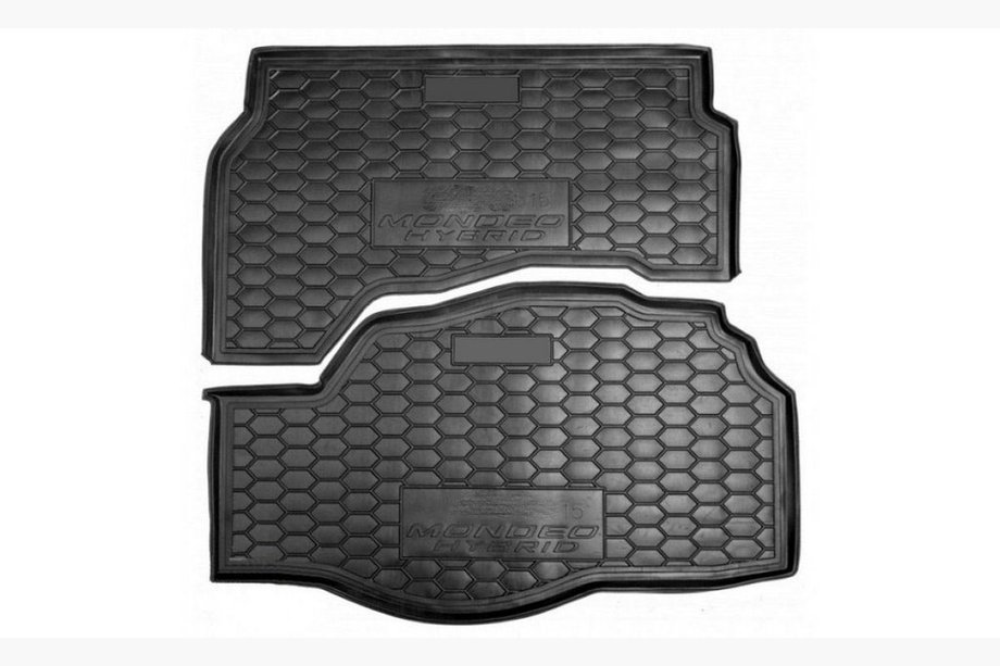Ford Mondeo 2014–2022 Kofferbakmat 2-delig Hybrit SD (Autogumm, rubber) Image