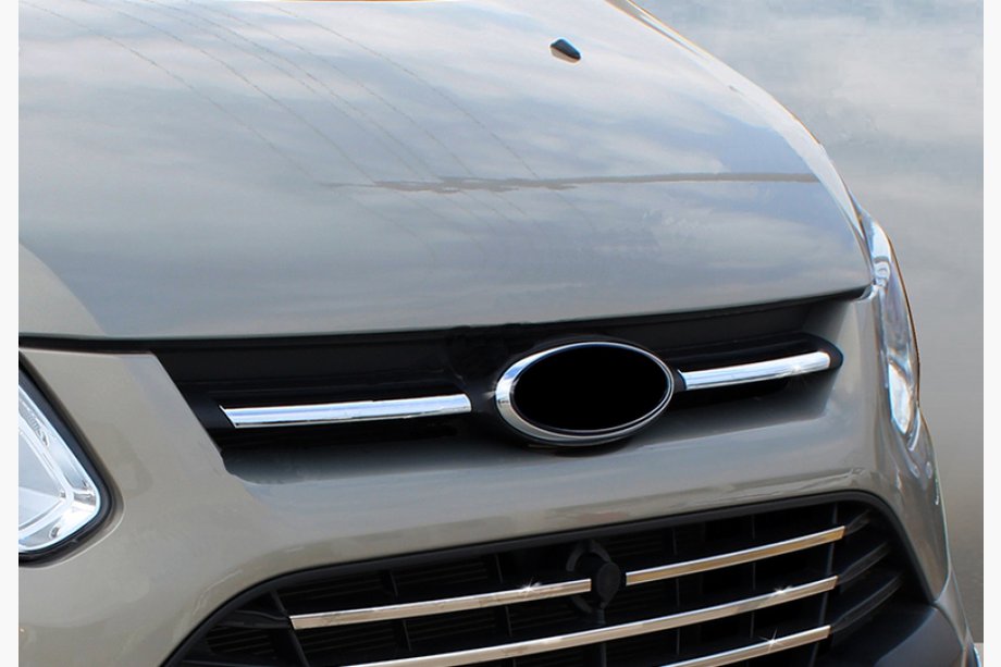 Ford Custom 2013–2022 RVS sierlijsten voor bovenste grille 2013-2018 (2 st.) Foto 1