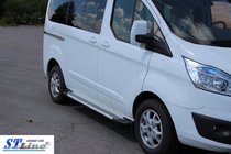 Ford Custom 2013–2022 King side steps (2 st., aluminium) Lange wielbasis foto 3