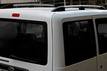 Ford Connect 2002–2006 (Skyline) Dakrails chroom (kunststof steunen) foto 1