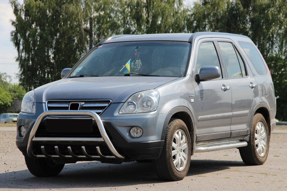 Honda CRV 2001–2006 RVS bullbar WT003 Foto 2