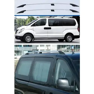 Chroom dakrails Hyundai H300, H1, Starex 2008–2020 foto 1