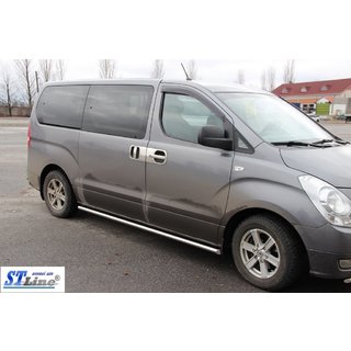 Sidebars BB001 (2 st., RVS) Hyundai H300, H1, Starex 2008–2020 foto 2