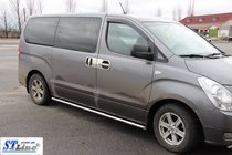 Hyundai H300, H1, Starex 2008–2020 Sidebars BB001 (2 st., RVS) foto 2
