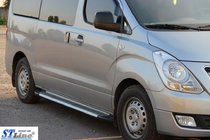 Hyundai H300, H1, Starex 2008–2020 Zijtreden RedLine Black (2 stuks, aluminium) foto 3