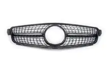 Mercedes C-klasse W204 2007–2015 Diamond Black voorgrille foto 2