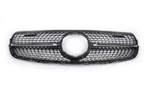 Mercedes GLC Coupé C253 2016–2023 Voorgrille Diamond Black (2015-2019) Met camerabevestiging foto 2