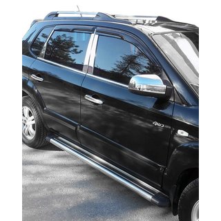RVS stijlbekleding Hyundai Tucson JM 2004– foto 1