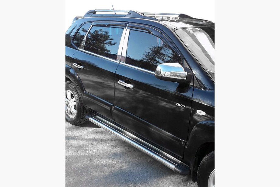 Hyundai Tucson JM 2004– RVS stijlbekleding Image