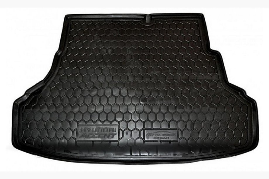 Hyundai Accent 2011–2017 Kofferbakmat SD (Autogumm, rubber) Image