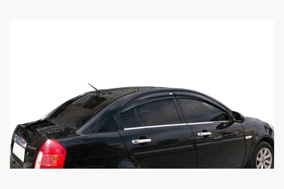 Hyundai Accent 2006–2010 Raamwindschermen (4 stuks, Perflex Sport) Image