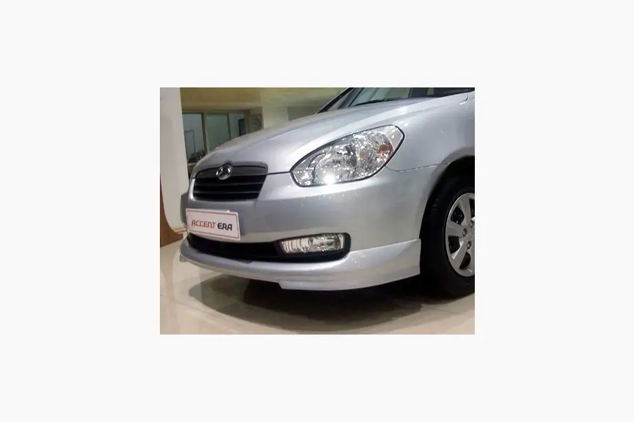 Hyundai Accent 2006–2010 Voorbumper onderlip (spuitklaar) Image