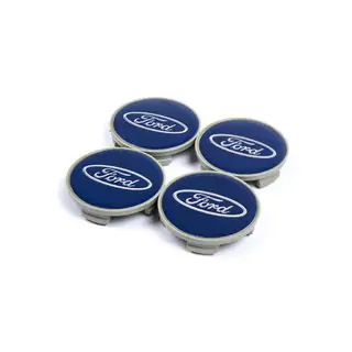 Naafdoppen voor velgen 54,5/50 mm blauw (4 stuks) foto 1
