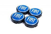 Fiat Velgnaafdoppen 57/55,5 mm blauw (4 stuks) foto 1
