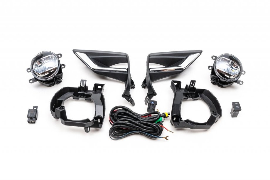 Toyota Land Cruiser Prado 150 2009–2023 LED mistlampen met montagebeugels (2 stuks, 2017+) Image