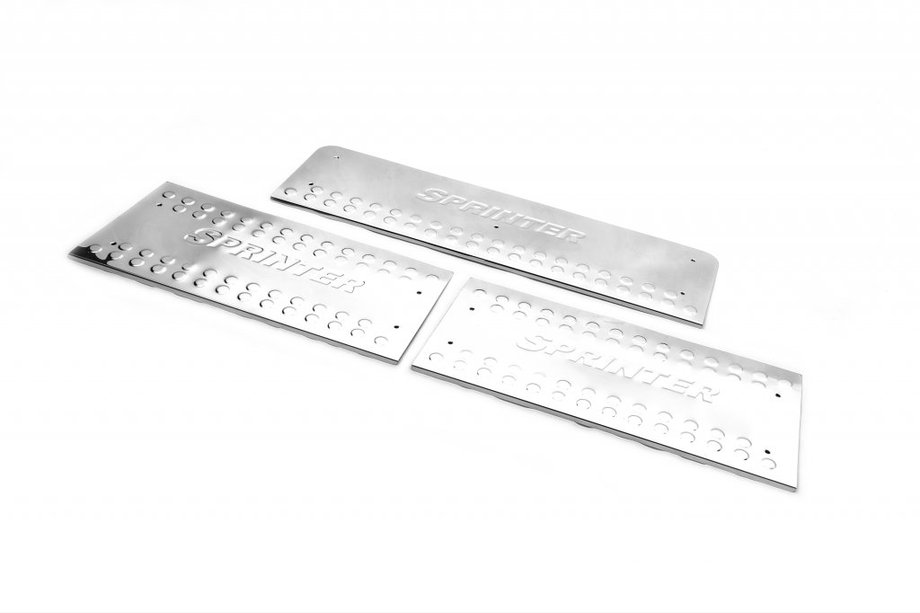Mercedes Sprinter W901/902/903/904/905 1995–2006 OmsaLine RVS instaplijsten binnenzijde (3-delig) Image