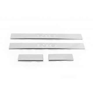 OmsaLine instaplijsten (RVS, 4 stuks) Kia Rio 2012–2017