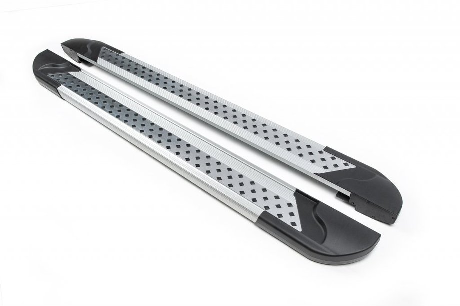 Renault Master 1998–2010 Side steps New Vision Grey (2 stuks, aluminium) Image