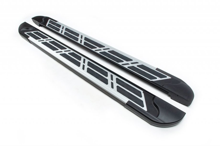 Renault Captur 2013–2019 Sunrise side steps (set van 2, aluminium) Image