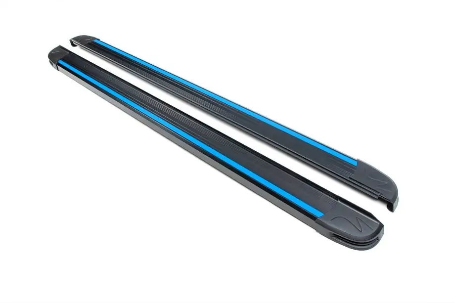 BMW X5 E70 2007–2013 Maya Blue sidesteps (2 stuks, aluminium) Image