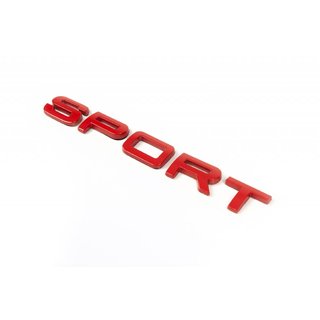 Sport opschrift (rood) Range Rover Sport 2005–2013 foto 1