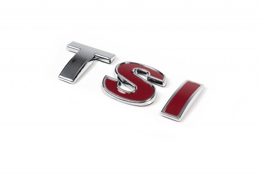 Volkswagen Golf 6 2008–2014 TSI embleem (recht lettertype) Volledig chroom Image