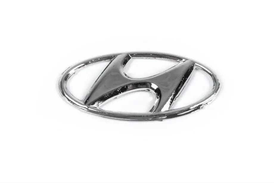 Hyundai Elantra (HD) 2006–2011 Embleem 86341 22300 (zelfklevend, 80 x 40 mm) Image