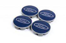 Ford Naafdoppen voor velgen 69/64 mm blauw (4 stuks) foto 1
