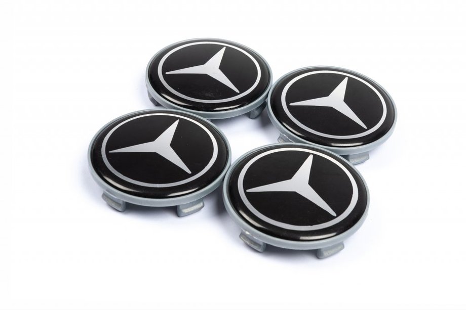Mercedes-Benz Naafkappen voor velgen 57 mm/55,5 mm V1 (set van 4) Image