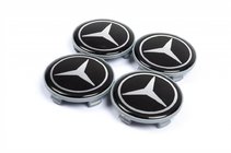 Mercedes-Benz Naafkappen voor velgen 57 mm/55,5 mm V1 (set van 4) foto 1