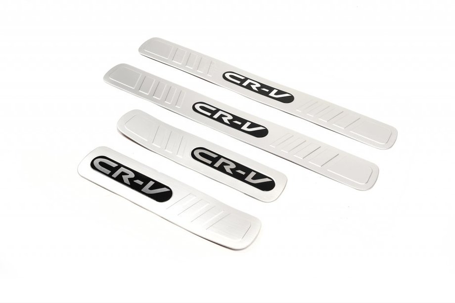 Honda CRV 2001–2006 Libao instaplijsten (set 4 stuks, RVS) Image