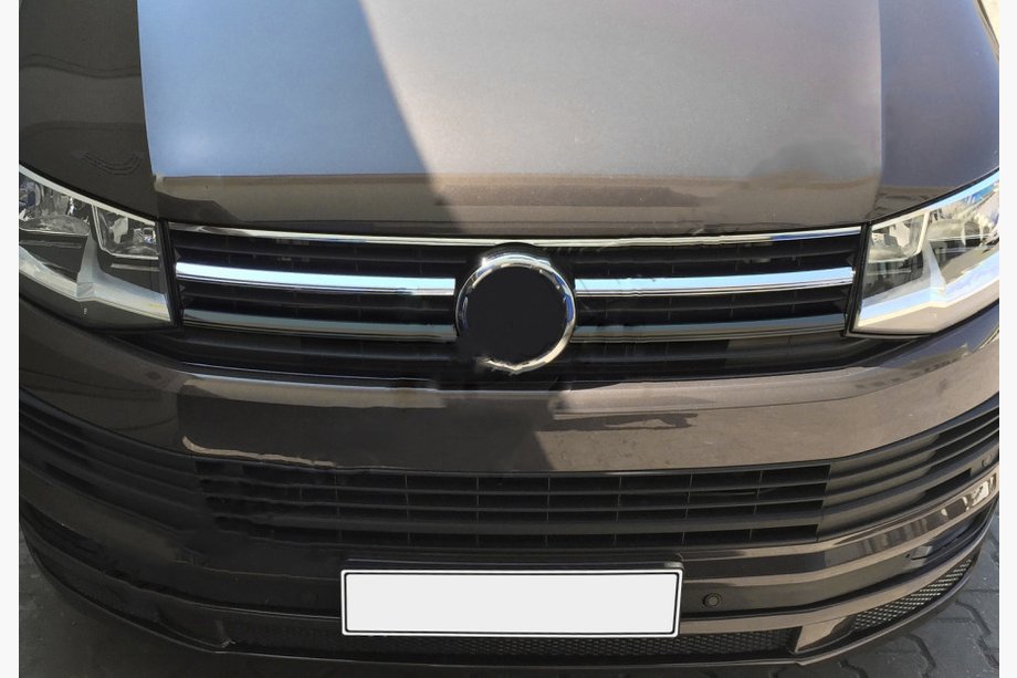 Volkswagen T6 2015–2024 RVS sierlijsten voor bovenste grille 2015-2019 (set van 2) Image
