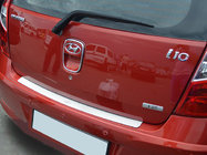 Hyundai I-10 2008–2013 Achterbumperbeschermer Natanika (RVS) foto 1