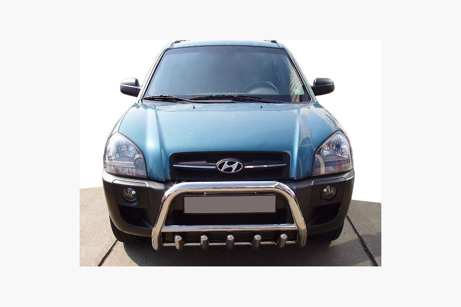Hyundai Tucson JM 2004– RVS bullbar WT003 60 mm Image