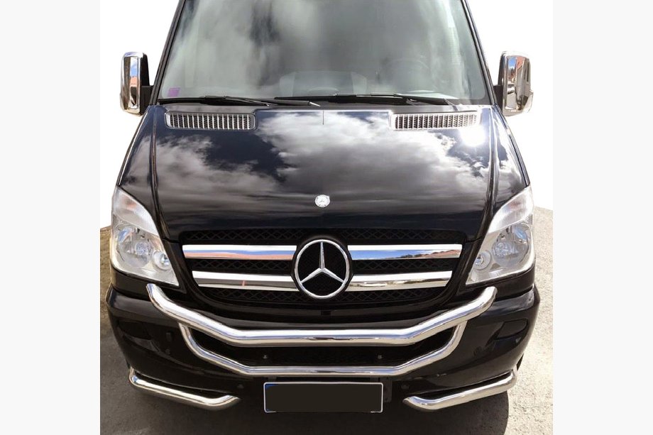Mercedes Sprinter W906 2006–2018 Bullbar OM3-2 (2013+, RVS) Onderste Image