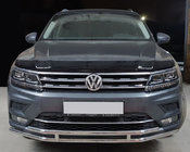 Volkswagen Tiguan 2016–2023 RVS voorbescherming ST016 foto 1