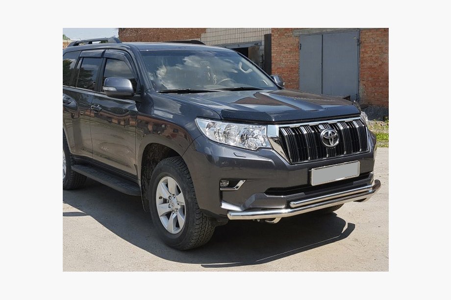 Toyota Land Cruiser Prado 150 2009–2023 Voorbeschermbeugel ST014 (RVS) 60/60 mm Image