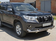 Toyota Land Cruiser Prado 150 2009–2023 Voorbeschermbeugel ST014 (RVS) 60/60 mm foto 1