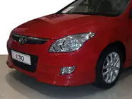 Hyundai I-30 2007–2011 Voorbumper onderlip (spuitklaar) foto 1
