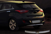 Hyundai I-30 2012–2017 Bovenste achterbumper beschermlijst (HB, RVS) foto 1