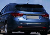 Hyundai I-40 2011–2019 Achterkleprand (SW, RVS) foto 1