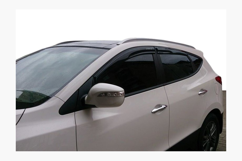 Hyundai IX-35 2010–2015 Deurgreep covers (set 4 stuks, RVS) Image