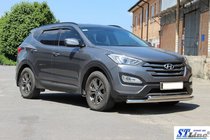 Hyundai Santa Fe 3 2012–2018 Frontbeschermbeugel ST014 (RVS) foto 2