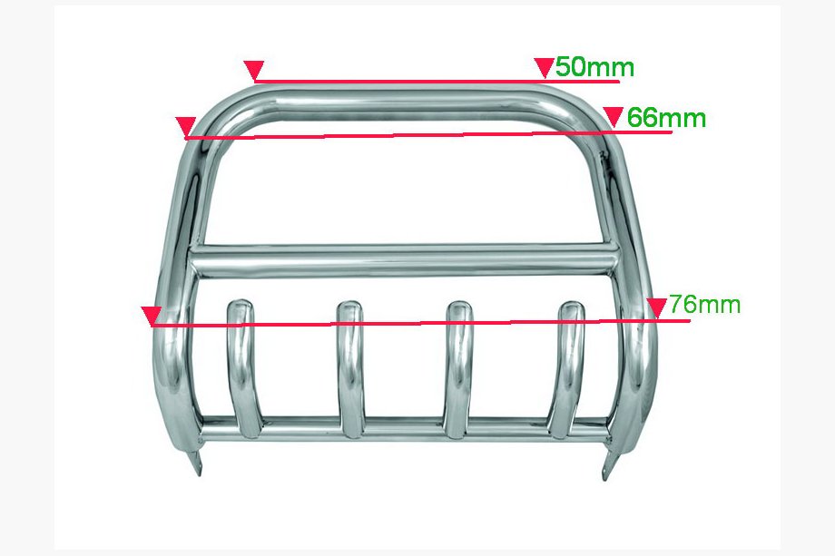 Land Rover Freelander II 2006–2014 Bullbar QT006 (RVS) Image